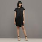 Kenneth Cole Black Label Shiny T-shirt Dress - Black