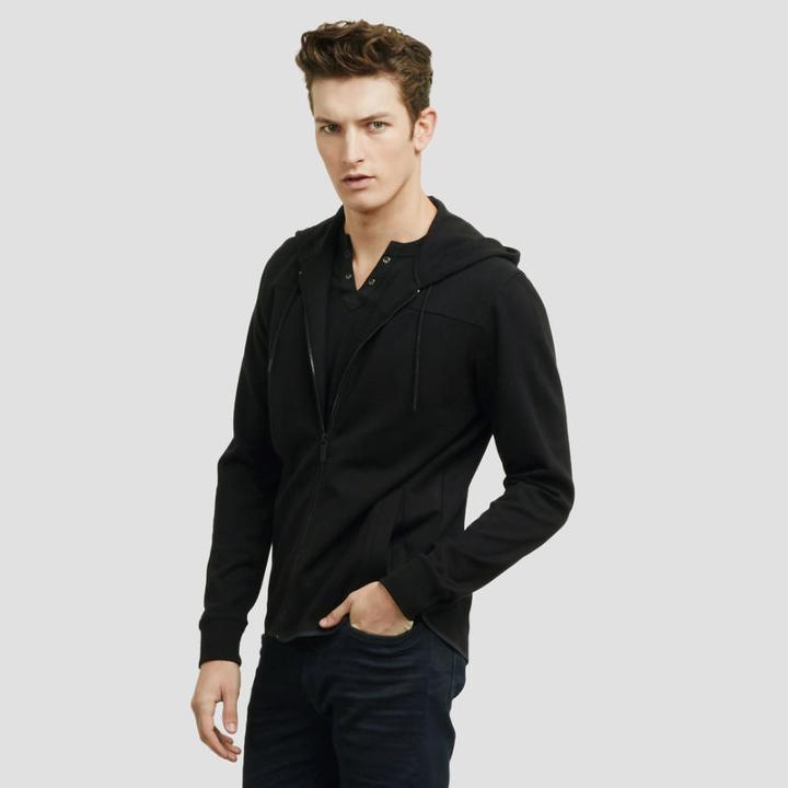 Reaction Kenneth Cole Full-zip Tech Hoodie - Black