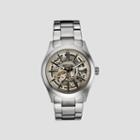 Kenneth Cole New York Silver-tone Stainless Steel Skeleton Dial Watch - Neutral