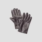 Kenneth Cole New York Leather Touch-screen Gloves - Brown