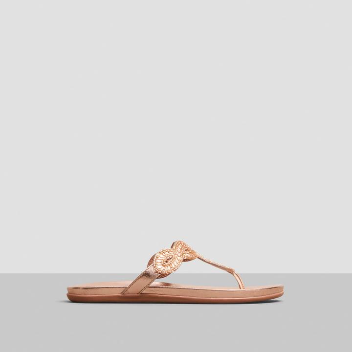 Reaction Kenneth Cole Slim-tastic Flip-flop Sandal - Rose Gold