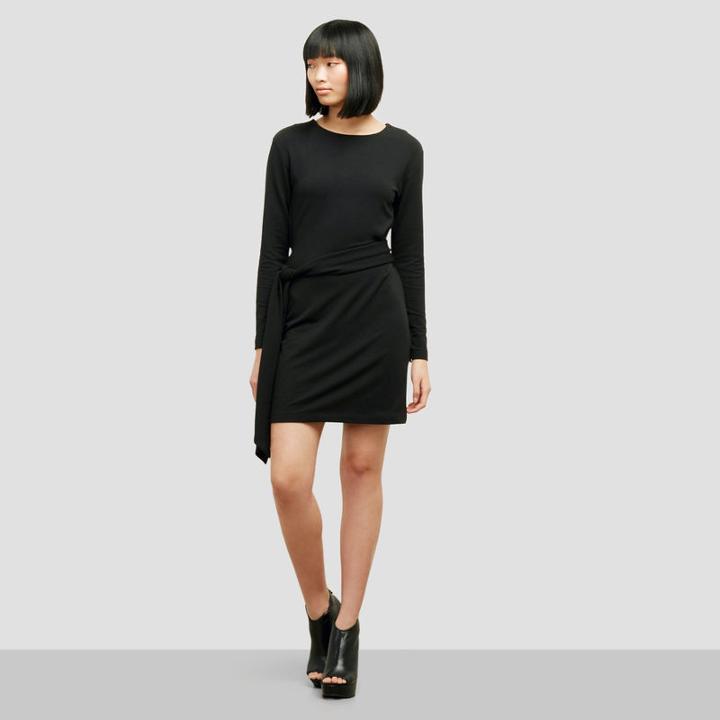 Kenneth Cole New York Self-tie Knit Dress - Black