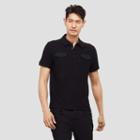Kenneth Cole New York Short-sleeve Two-pocket Polo Shirt - Black