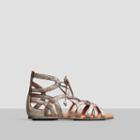 Gentle Souls By Kenneth Cole Break My Heart Leather Gladiator Sandal - Dark Brown