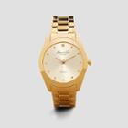 Kenneth Cole New York Goldtone Diamond Accent Stainless Steel Link Watch - Neutral