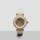 Kenneth Cole New York Two-tone Rose Goldtone & Silver Pave Rhinestone Watch - Neutral