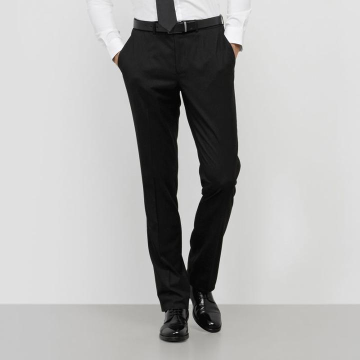 Reaction Kenneth Cole Pinstripe Suit Pant - Black