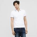 Kenneth Cole New York Polo Shirt With Tipping - White