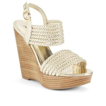Kenneth Cole Reaction Bend Away Metallic Wedge - Gold