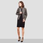 Kenneth Cole New York Snake-embossed Moto Jacket - Grey