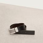 Reaction Kenneth Cole Reversible Textured Leather Belt - Black/brown