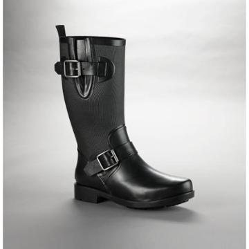 Kenneth Cole New York Buckled Rain Boot - Women's - Black