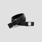 Kenneth Cole New York Rubber Adjustable Belt - Black