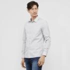 Kenneth Cole New York Long-sleeve Slim-fit Dot Print Shirt - Crimsoncombo