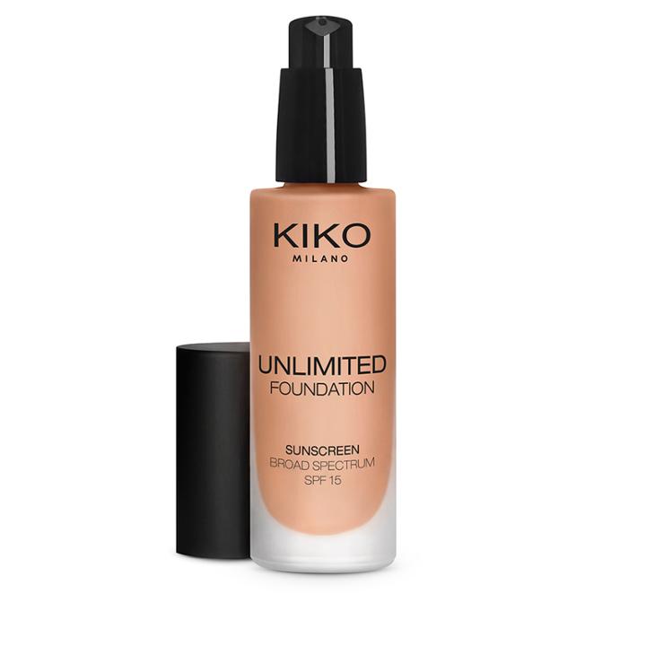 Kiko - Unlimited Foundation Sunscreen Broad Spectrum Spf 15 - Warm Rose 50