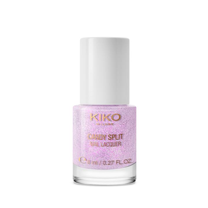 Kiko - Candy Split Nail Lacquer - 02 Cotton Candy Rose