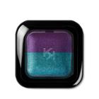Kiko - Bright Duo Baked Eyeshadow - 09 Pearly Emerald - Metallic Violet