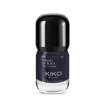 Kiko - Shades Of Black Nail Lacquer - 04 Midnight Blue