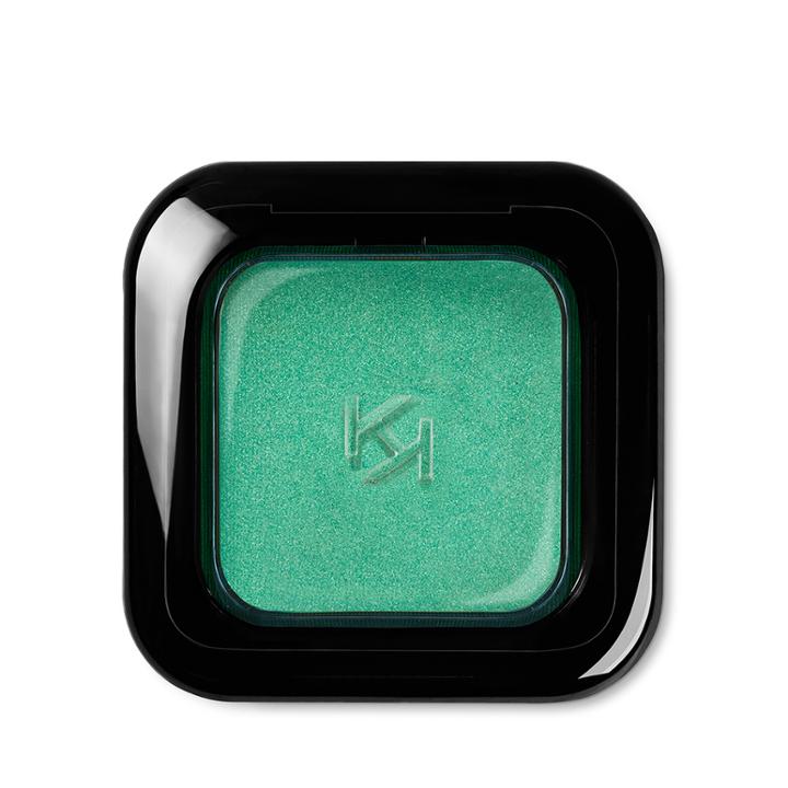 Kiko - High Pigment Wet And Dry Eyeshadow - 86 Metallic Lawn Green