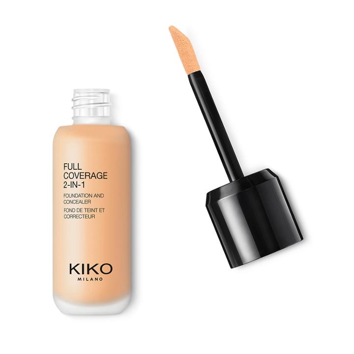 Kiko - Full Coverage 2-in-1 Foundation & Concealer - Warm Beige 15
