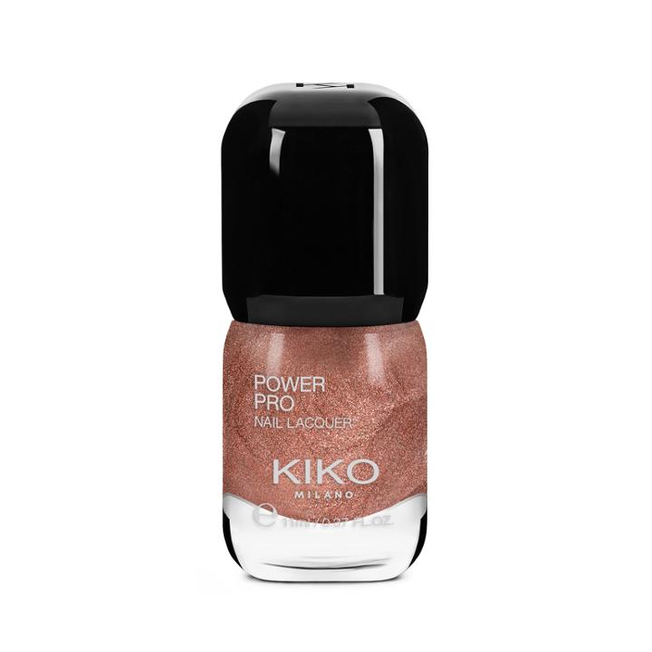 Kiko - Power Pro Nail Lacquer - 56 Golden Bronze
