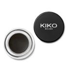 Kiko - Cream Crush Lasting Colour Eyeshadow - 07 Mat Ebony