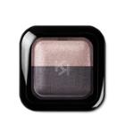 Kiko - Bright Duo Baked Eyeshadow - 16 Pearly Rosy Taupe - Satin Purple Gray