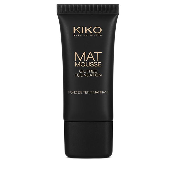 Kiko - Mat Mousse Oil Free Foundation - Warm Beige 80