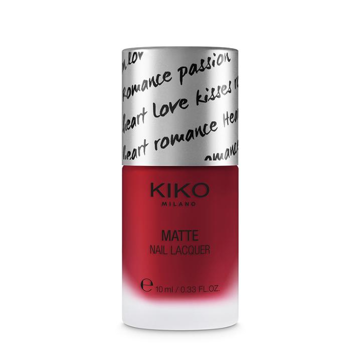 Kiko - Matte Nail Lacquer - 01 Silky Rosy Nude