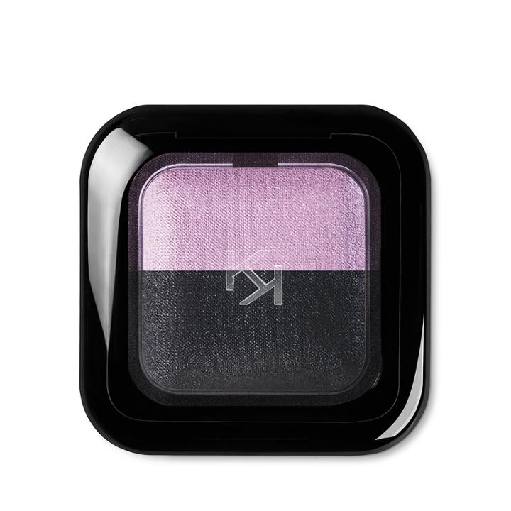Kiko - Bright Duo Baked Eyeshadow - 11 Pearly Lilac - Satin Khol