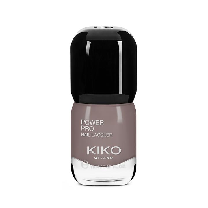 Kiko - Power Pro Nail Lacquer - 79 Dark Taupe - New