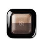 Kiko - Bright Duo Baked Eyeshadow - 05 Deep Gold - Satin Chocolate