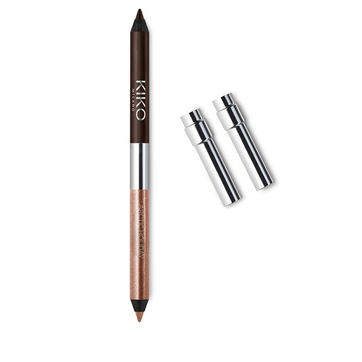 Kiko - Arctic Holiday Eyeliner - 02 Brown & Metallic Copper