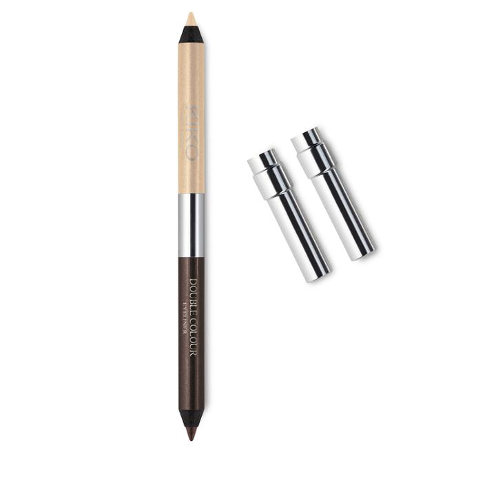 Kiko - Double Colour Eyeliner - 118 Pearly Taupe - Champagne