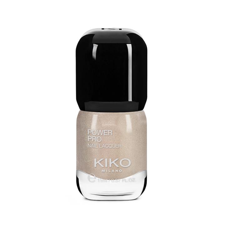 Kiko - Power Pro Nail Lacquer - 80 Cold Gold - New
