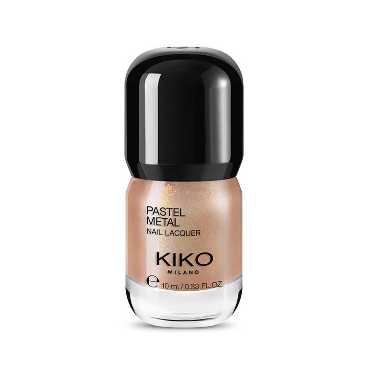 Kiko - Pastel Metal Nail Lacquer - 02 Golden Sand