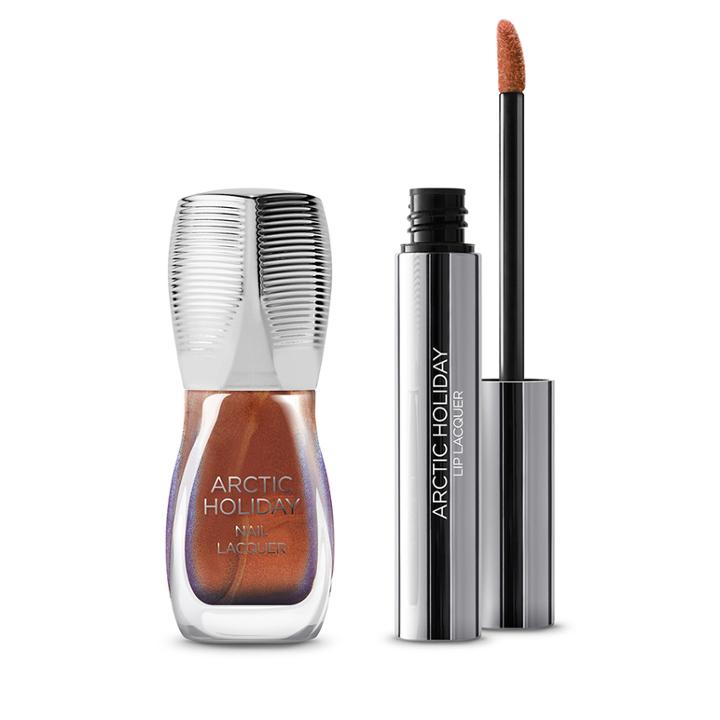 Kiko - Arctic Holiday Lips & Nails Kit - 04 Chameleon Copper