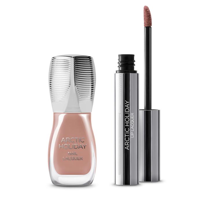 Kiko - Arctic Holiday Lips & Nails Kit - 01 Enchanted Gold Dust