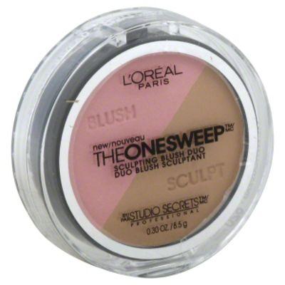 L'oreal Studio Secrets Professional Sculpting Blush Duo, The Onesweep, Poppy 820, 0.3 Oz (8.5 G)