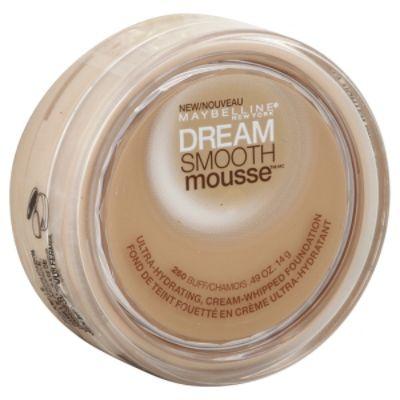 Maybelline New York Dream Smooth Mousse Foundation, Smooth, Buff 260, 0.49 Oz (14 G)