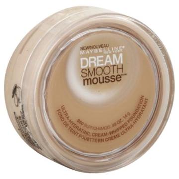 Maybelline New York Dream Smooth Mousse Foundation, Smooth, Buff 260, 0.49 Oz (14 G)