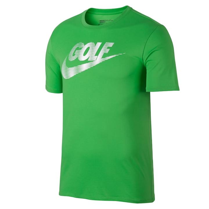 Men's Nike Dri-fit Golf Logo Tee, Size: Medium, Green Oth