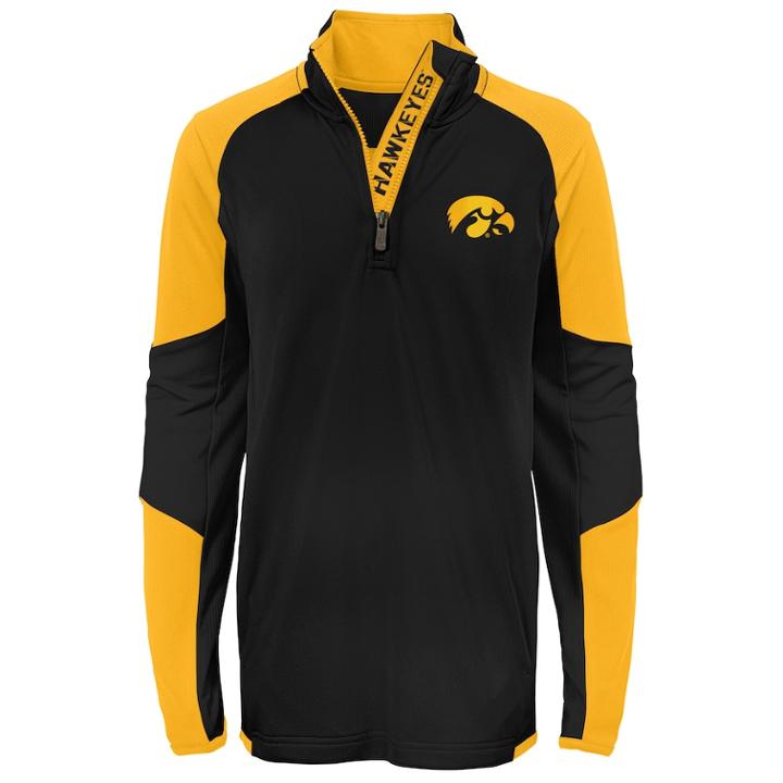 Boys 8-20 Iowa Hawkeyes Beta Performance Pullover, Size: M 10-12, Black