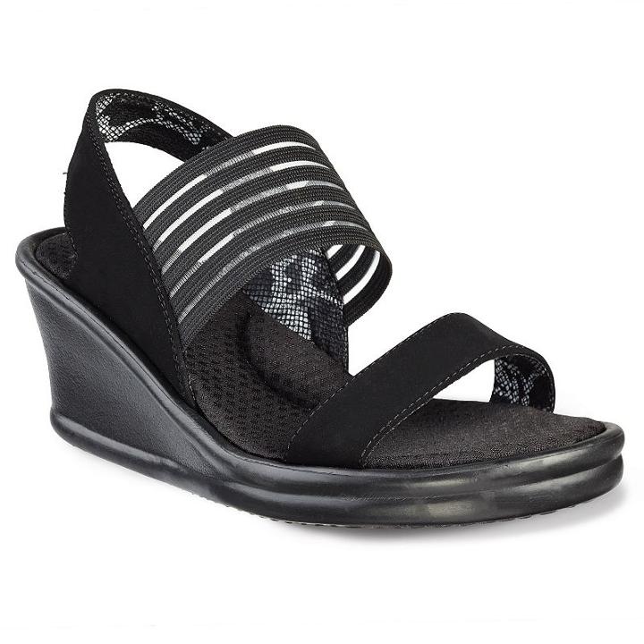 Skechers Rumblers Sci Fi Women's Wedge Sandals, Size: 7, Oxford