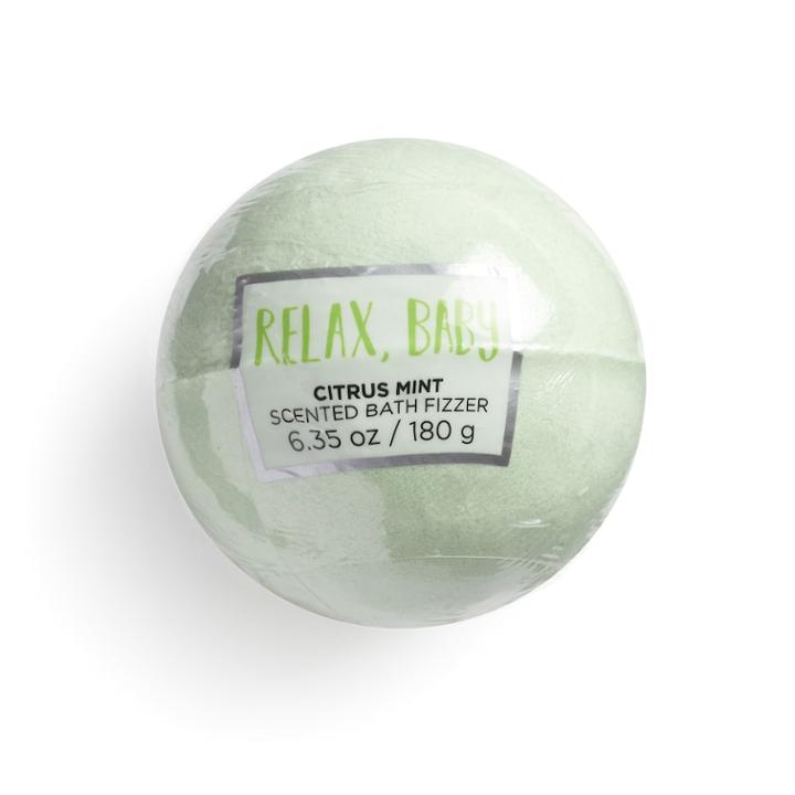 Simple Pleasures Relax, Baby Citrus Mint Bath Fizzer, Multi