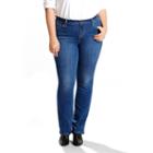 Plus Size Levi's&reg; 580 Straight-leg Jeans, Women's, Size: 25 - Regular, Blue