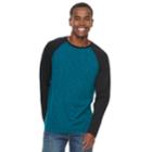 Men's Urban Pipeline&reg; Ultimate Raglan Tee, Size: Xl, Med Blue