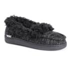 Women's Muk Luks Anais Moccasin Slippers, Size: Small, Grey (charcoal)
