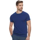 Men's Marc Anthony Core Slim-fit Stretch Crewneck Tee, Size: Small, Blue