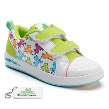 Bobbi-toads Sasha Girls' Paintable Sneakers, Girl's, Size: Medium (12), Brt Green